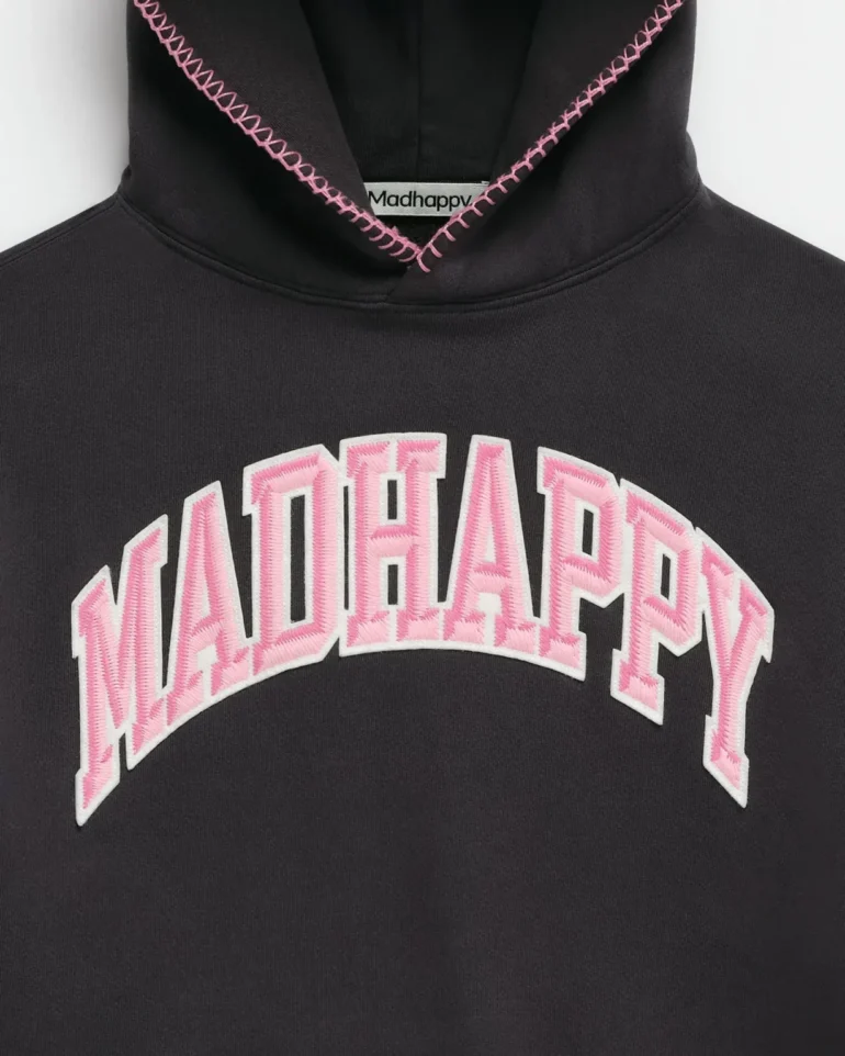 Madhappy Noir Fleece Hoodie - Image 2