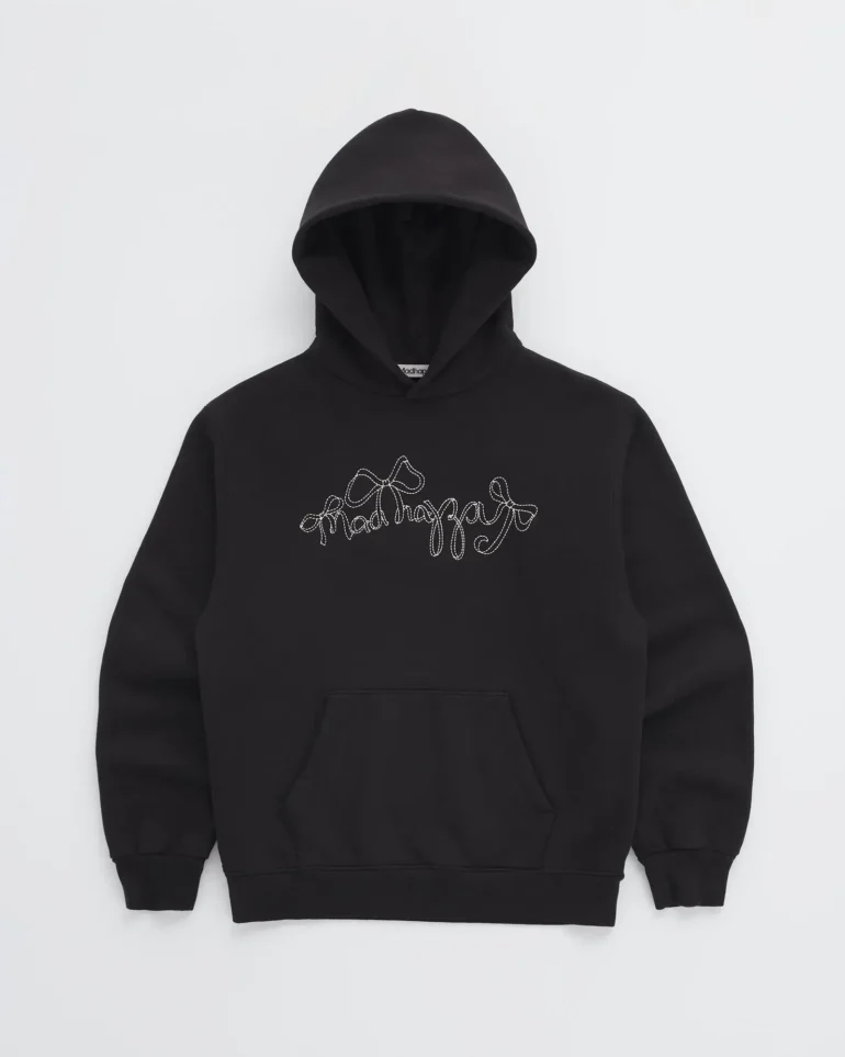 White Madhappy Bow Hoodie - Image 5