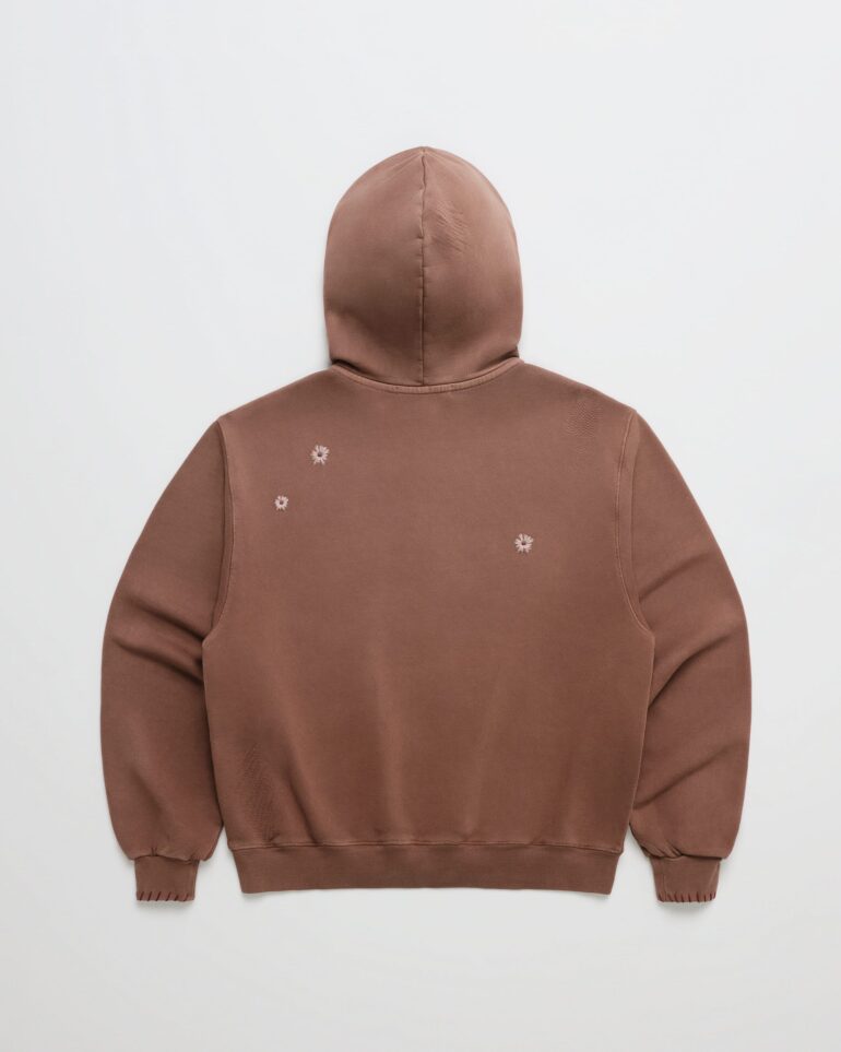 Crystal Flower Zip Up Hoodie - Image 4