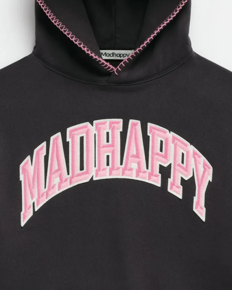 Madhappy Fleece White Hoodie - Image 6