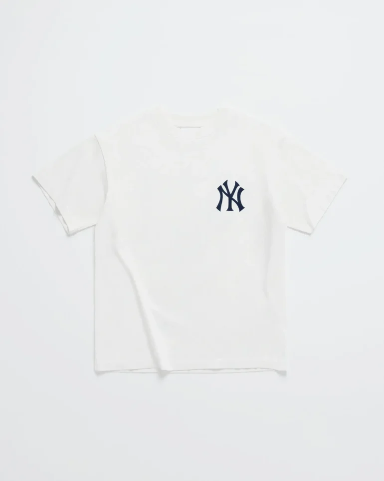 White Madhappy Yankees Midweight Tee - Image 2